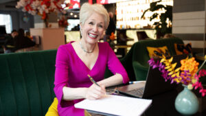 Latest category post image background