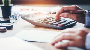 Latest category post image background