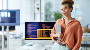 Latest category post image background