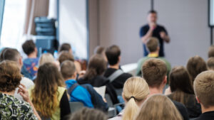 Latest category post image background