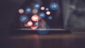 Latest category post image background
